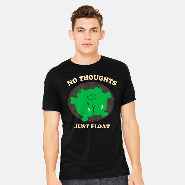 No Thoughts Just Float-Mens-Heavyweight-Tee-studiolumlum