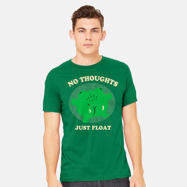 No Thoughts Just Float-Mens-Heavyweight-Tee-studiolumlum