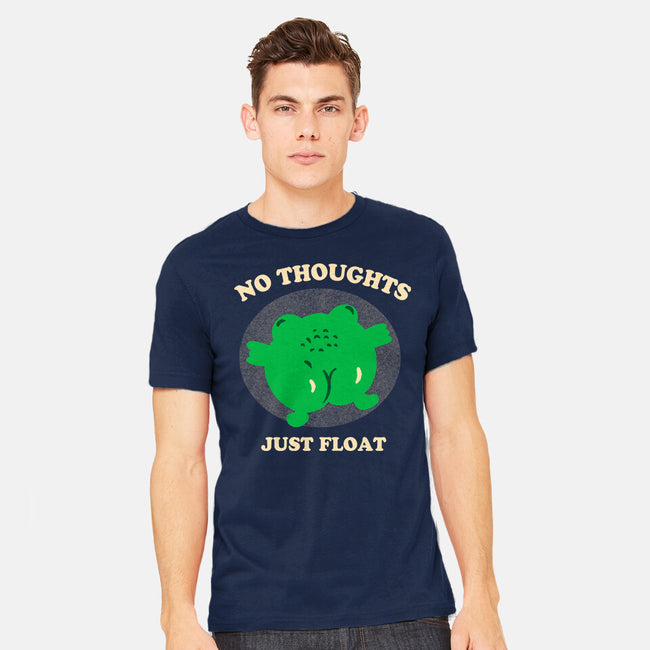 No Thoughts Just Float-Mens-Heavyweight-Tee-studiolumlum
