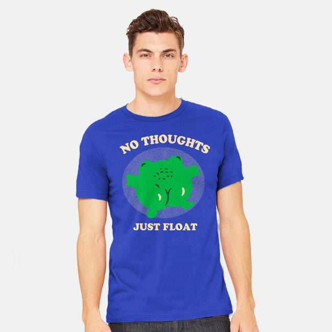 No Thoughts Just Float-Mens-Heavyweight-Tee-studiolumlum