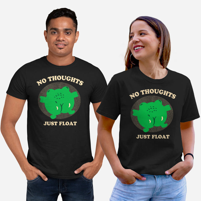 No Thoughts Just Float-Unisex-Basic-Tee-studiolumlum