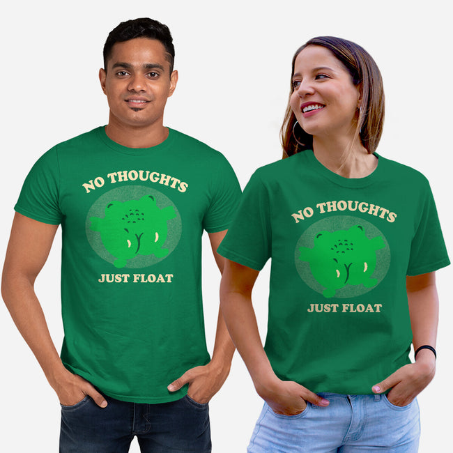 No Thoughts Just Float-Unisex-Basic-Tee-studiolumlum