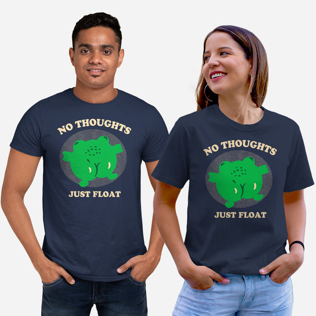 No Thoughts Just Float-Unisex-Basic-Tee-studiolumlum