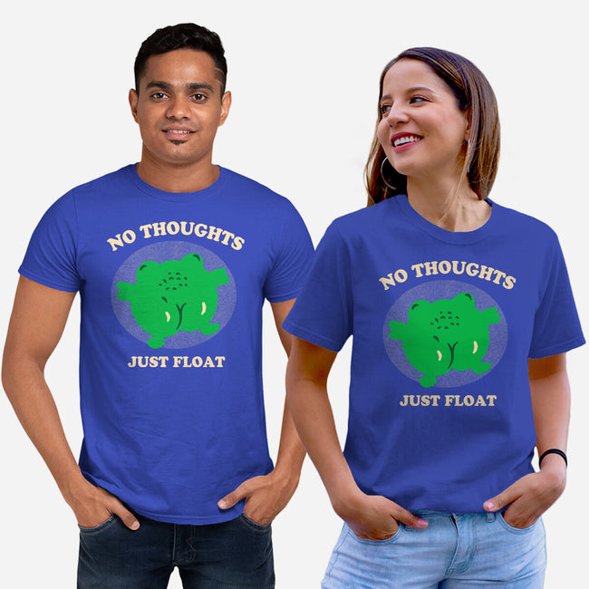 No Thoughts Just Float-Unisex-Basic-Tee-studiolumlum