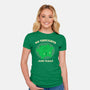 No Thoughts Just Float-Womens-Fitted-Tee-studiolumlum