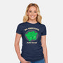 No Thoughts Just Float-Womens-Fitted-Tee-studiolumlum