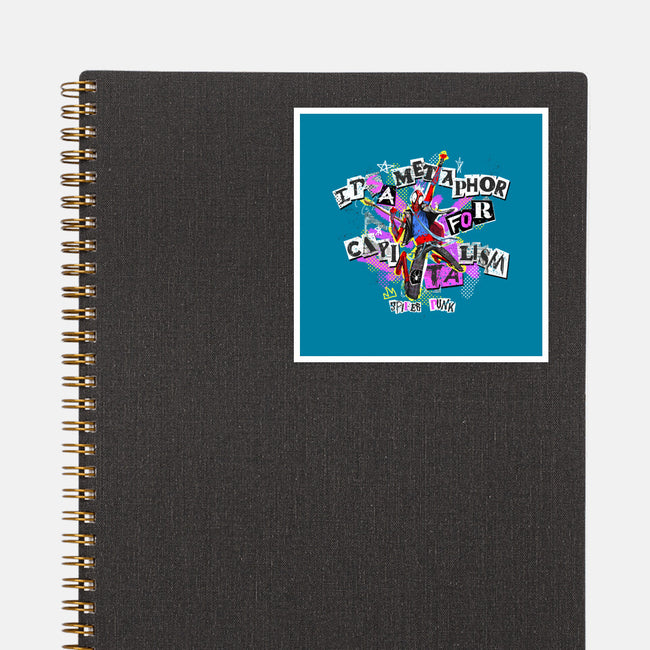 Metaphor For Capitalism-None-Glossy-Sticker-Afire