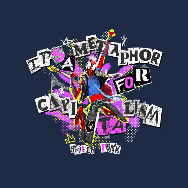 Metaphor For Capitalism-Womens-V-Neck-Tee-Afire