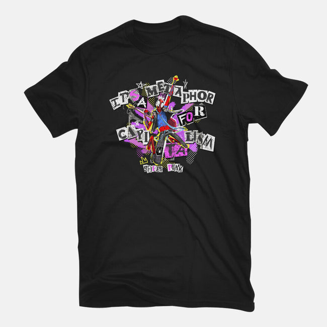 Metaphor For Capitalism-Unisex-Basic-Tee-Afire