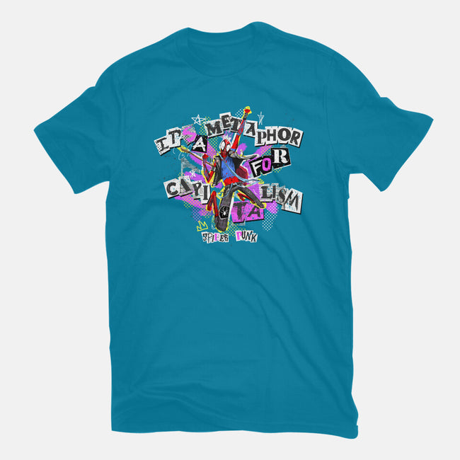 Metaphor For Capitalism-Unisex-Basic-Tee-Afire