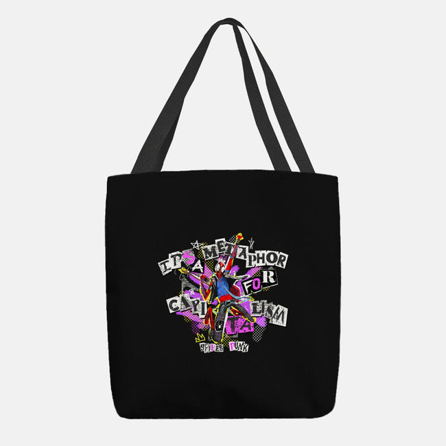 Metaphor For Capitalism-None-Basic Tote-Bag-Afire