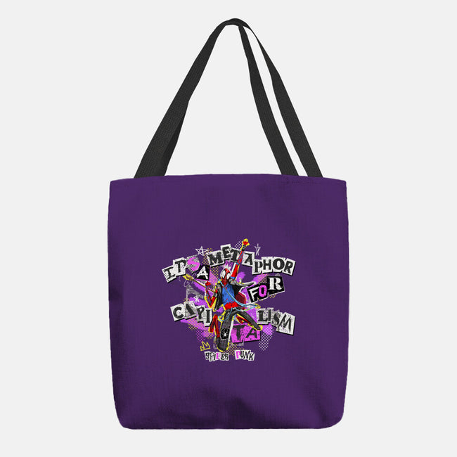 Metaphor For Capitalism-None-Basic Tote-Bag-Afire