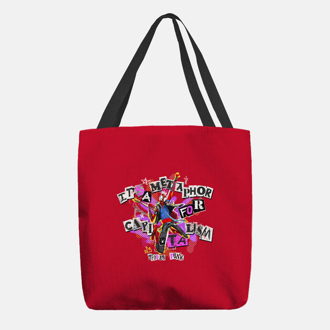 Metaphor For Capitalism-None-Basic Tote-Bag-Afire