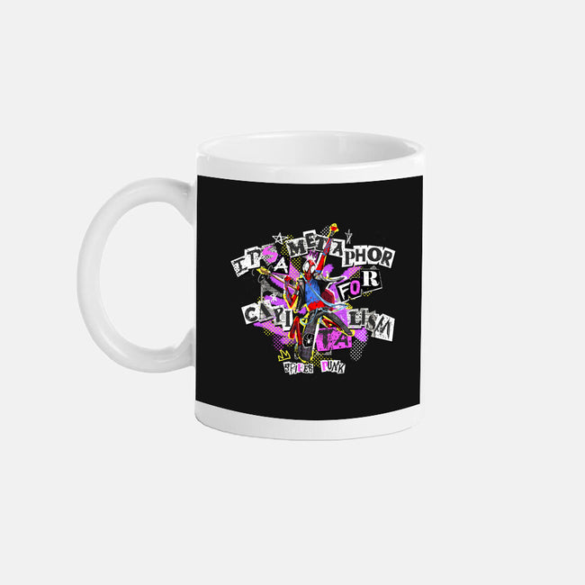 Metaphor For Capitalism-None-Mug-Drinkware-Afire