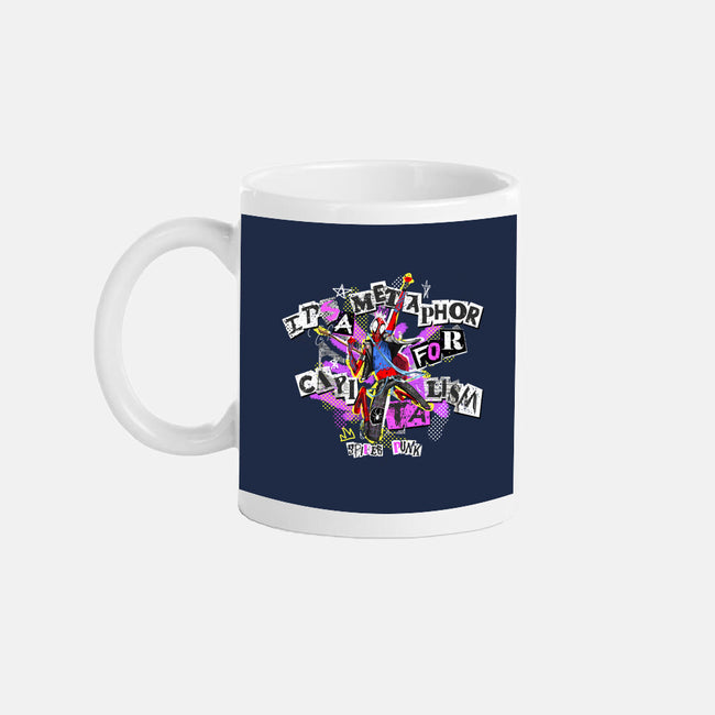 Metaphor For Capitalism-None-Mug-Drinkware-Afire