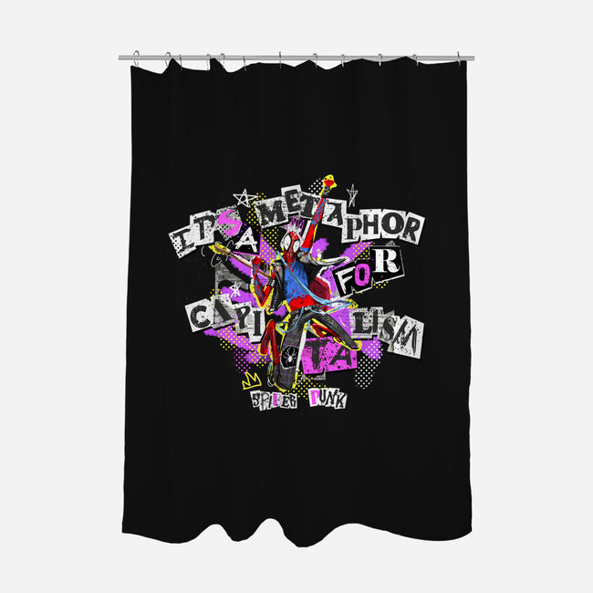 Metaphor For Capitalism-None-Polyester-Shower Curtain-Afire