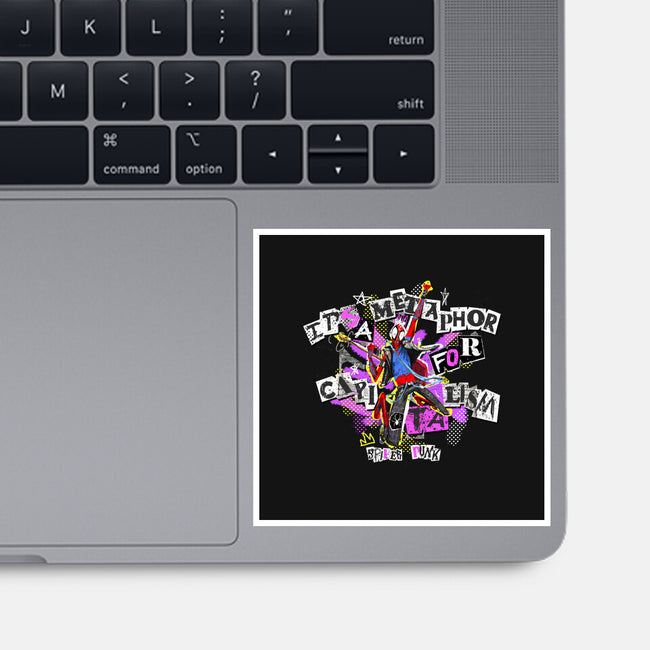 Metaphor For Capitalism-None-Glossy-Sticker-Afire
