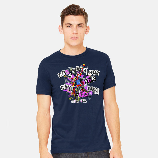Metaphor For Capitalism-Mens-Heavyweight-Tee-Afire