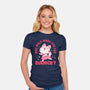 Why Walk When You Can Dance-Womens-Fitted-Tee-brunopires