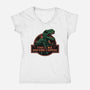 This Is Me Before Coffee-Womens-V-Neck-Tee-glitchygorilla