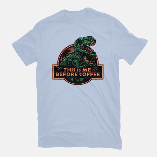 This Is Me Before Coffee-Womens-Fitted-Tee-glitchygorilla