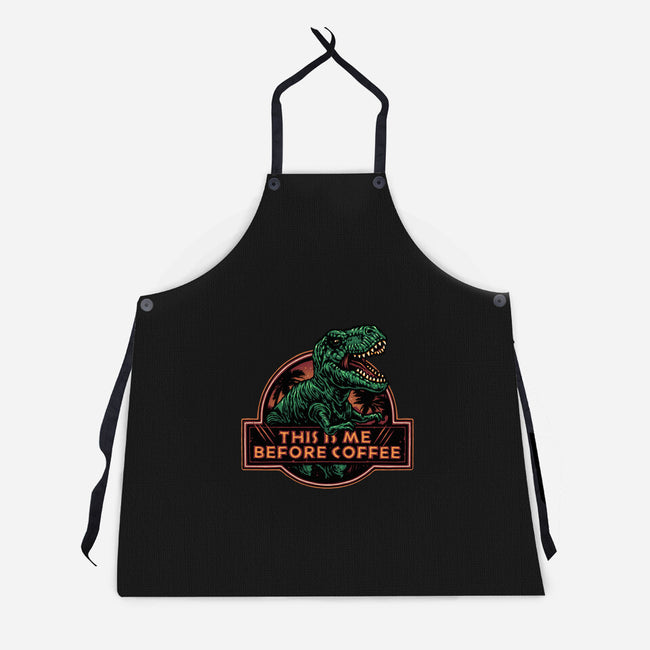 This Is Me Before Coffee-Unisex-Kitchen-Apron-glitchygorilla