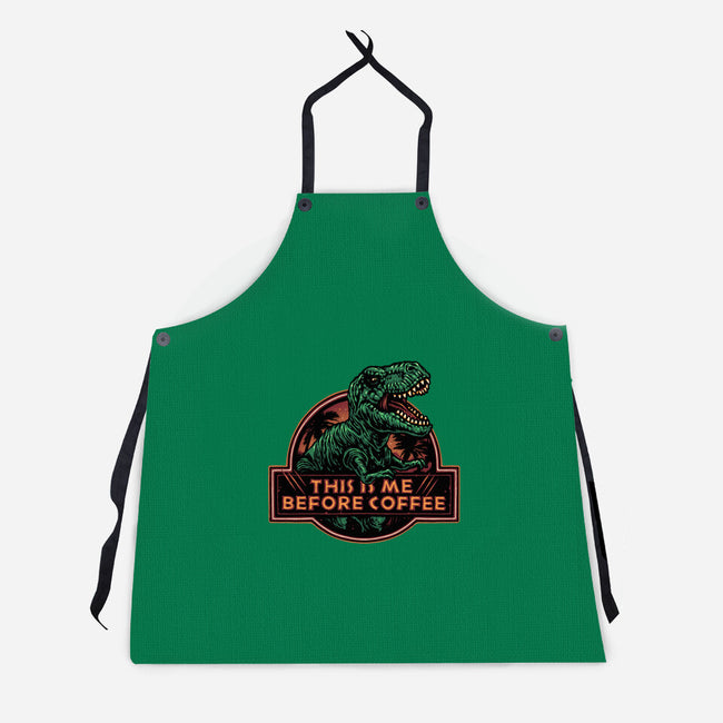 This Is Me Before Coffee-Unisex-Kitchen-Apron-glitchygorilla