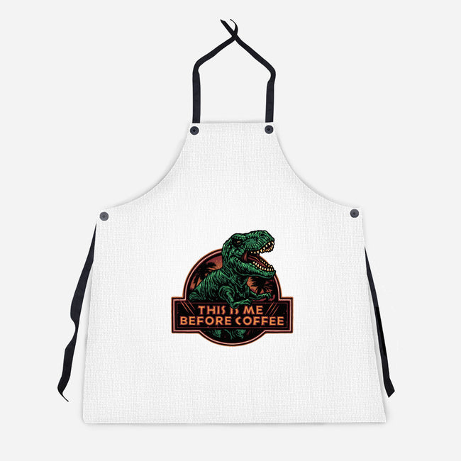 This Is Me Before Coffee-Unisex-Kitchen-Apron-glitchygorilla