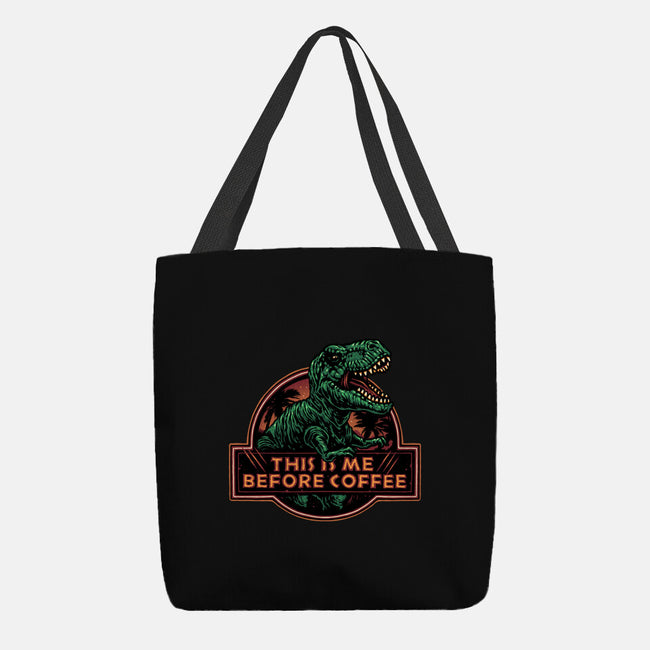 This Is Me Before Coffee-None-Basic Tote-Bag-glitchygorilla