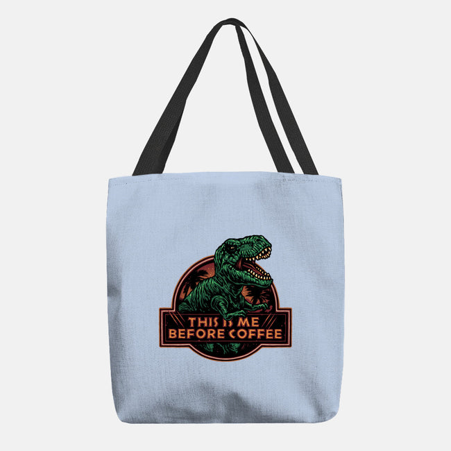 This Is Me Before Coffee-None-Basic Tote-Bag-glitchygorilla