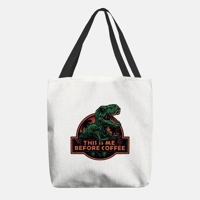 This Is Me Before Coffee-None-Basic Tote-Bag-glitchygorilla