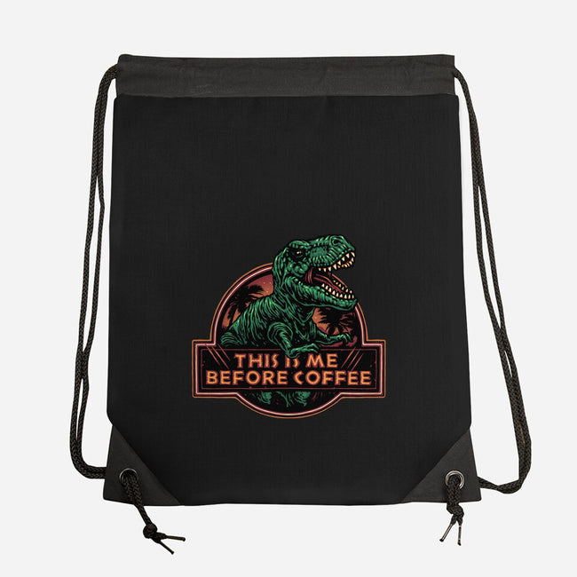 This Is Me Before Coffee-None-Drawstring-Bag-glitchygorilla