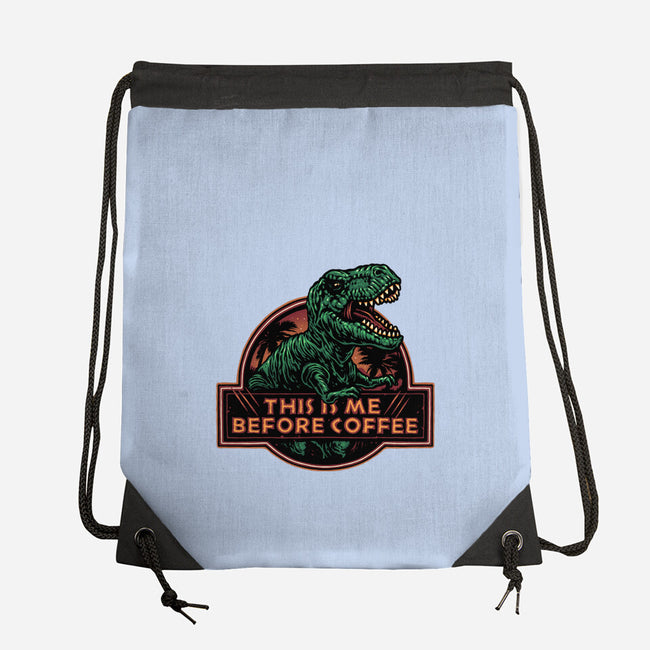 This Is Me Before Coffee-None-Drawstring-Bag-glitchygorilla