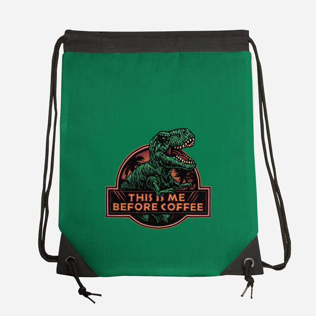 This Is Me Before Coffee-None-Drawstring-Bag-glitchygorilla