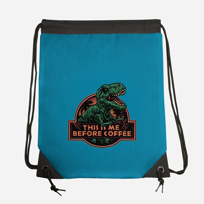This Is Me Before Coffee-None-Drawstring-Bag-glitchygorilla