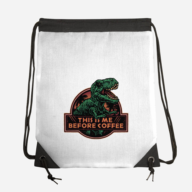 This Is Me Before Coffee-None-Drawstring-Bag-glitchygorilla
