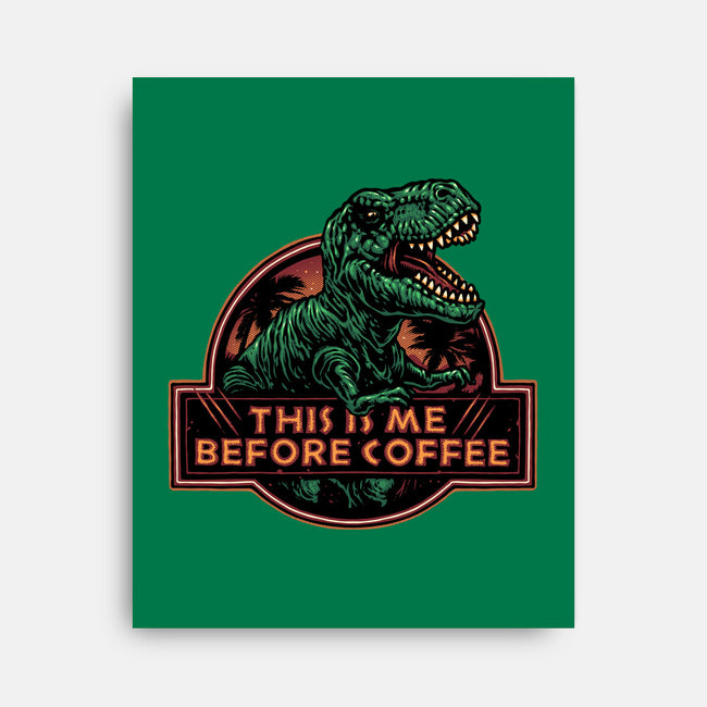 This Is Me Before Coffee-None-Stretched-Canvas-glitchygorilla