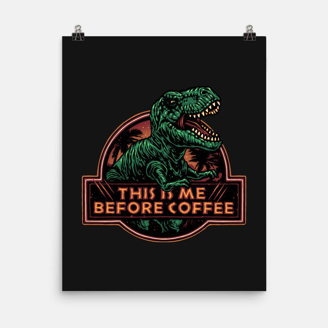 This Is Me Before Coffee-None-Matte-Poster-glitchygorilla