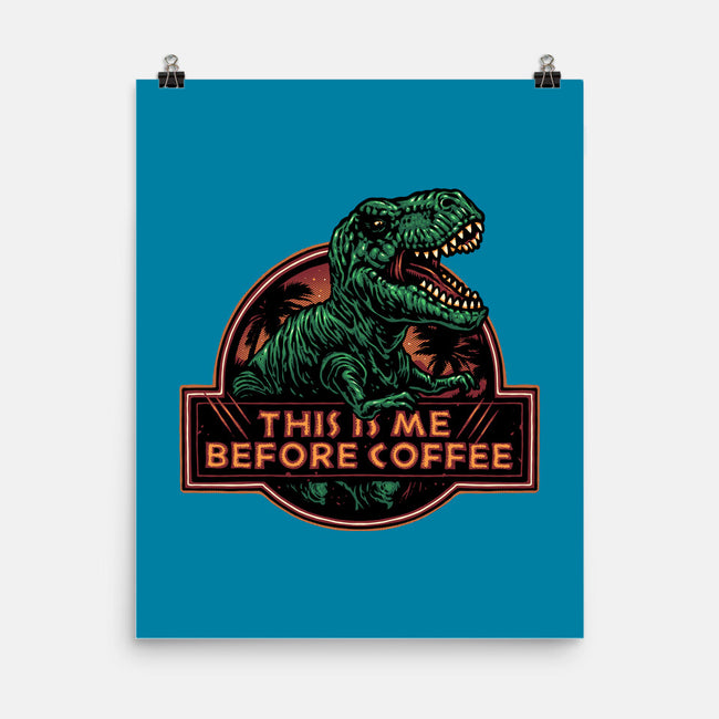 This Is Me Before Coffee-None-Matte-Poster-glitchygorilla