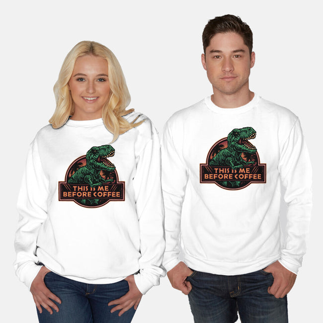 This Is Me Before Coffee-Unisex-Crew Neck-Sweatshirt-glitchygorilla