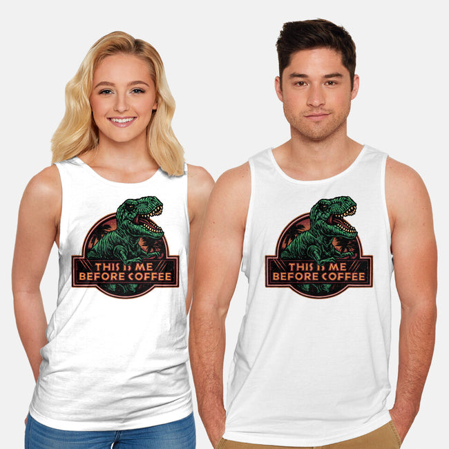 This Is Me Before Coffee-Unisex-Basic-Tank-glitchygorilla