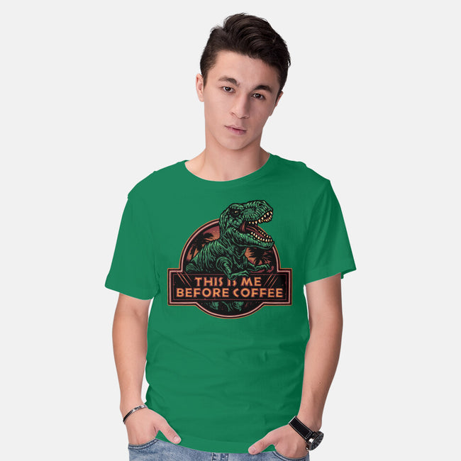 This Is Me Before Coffee-Mens-Basic-Tee-glitchygorilla
