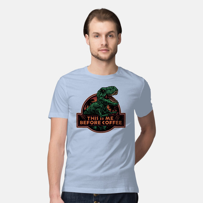 This Is Me Before Coffee-Mens-Premium-Tee-glitchygorilla