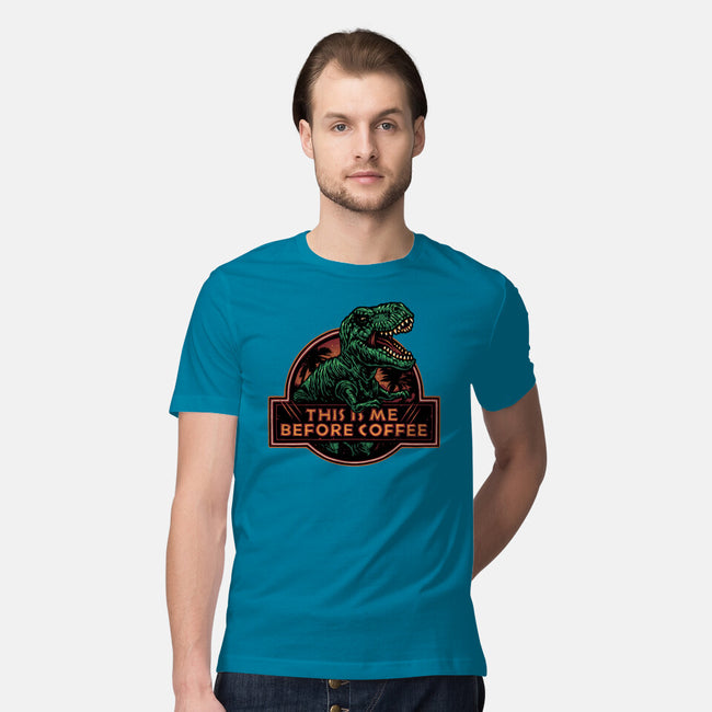 This Is Me Before Coffee-Mens-Premium-Tee-glitchygorilla