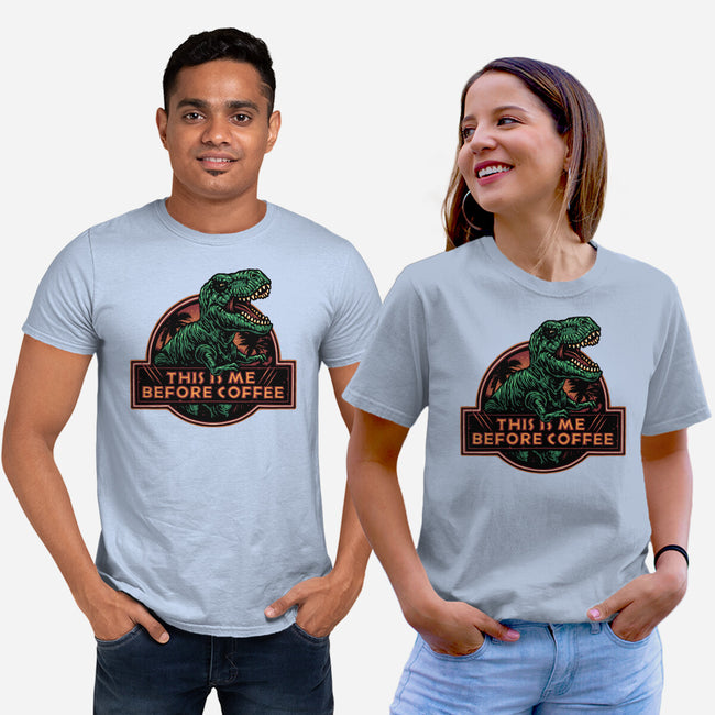 This Is Me Before Coffee-Unisex-Basic-Tee-glitchygorilla