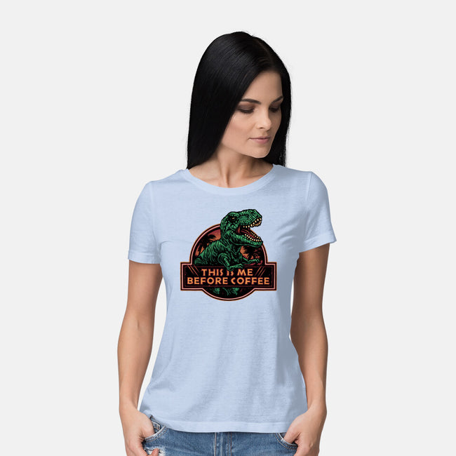 This Is Me Before Coffee-Womens-Basic-Tee-glitchygorilla