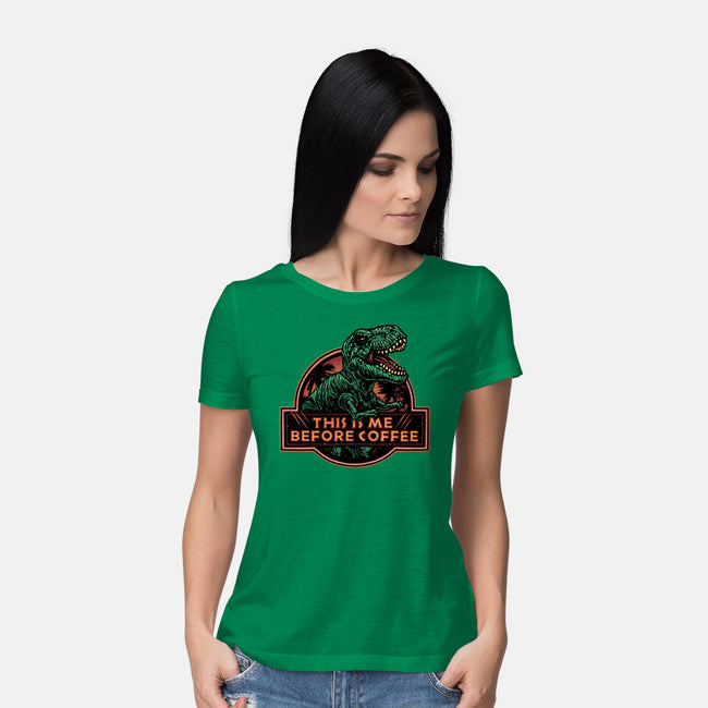 This Is Me Before Coffee-Womens-Basic-Tee-glitchygorilla