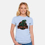 This Is Me Before Coffee-Womens-Fitted-Tee-glitchygorilla