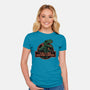 This Is Me Before Coffee-Womens-Fitted-Tee-glitchygorilla