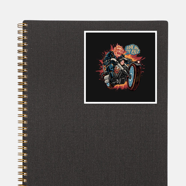 Look Into My Eyes-None-Glossy-Sticker-glitchygorilla